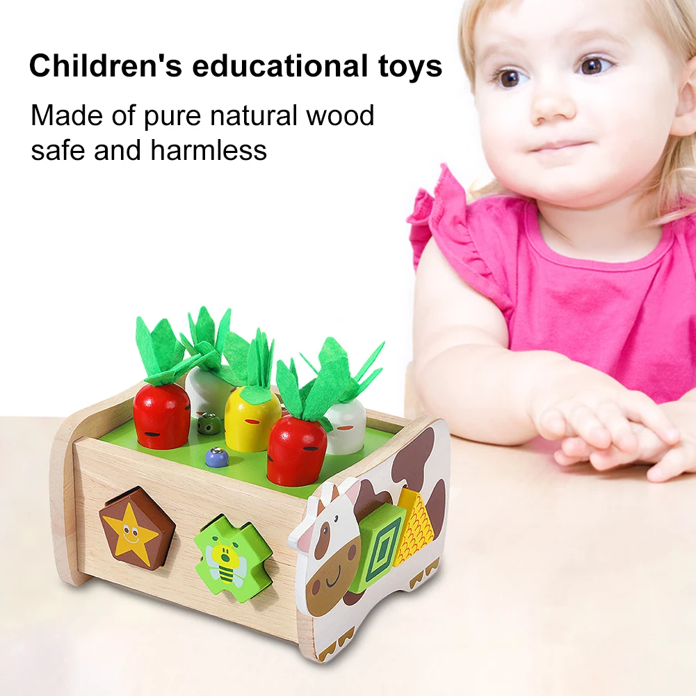 Сортировка игрушек для сарая Обучающая игрушка Монтессори, сортировка по форме, игрушка для развития мелкой моторики, идеальный милый подарок для мальчиков и девочек