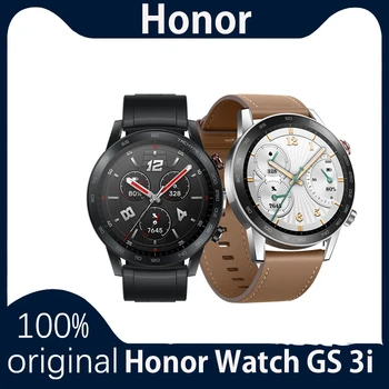 Оригинальные совершенно новые спортивные смарт-часы Honor watch GS 3i carbon stone black с функцией определения содержания кислорода в крови 14 дней автономной работы.