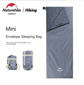 Мини-спальный мешок-конверт, походный коврик для сна, ультралегкий, портативный и сшиваемый