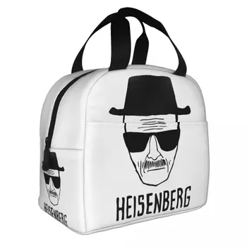 Во все тяжкие Изолированные пакеты для ланча Сумка-холодильник многоразового использования Heisenberg Walter White Ланч-бокс Сумка-тоут Сумки для еды Школа на открытом воздухе