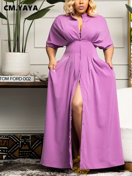 Женская однобортная туника с длинным рукавом и крыльями летучей мыши, платье Макси с высокой талией, винтажные модные платья Vestidos 2023 года.