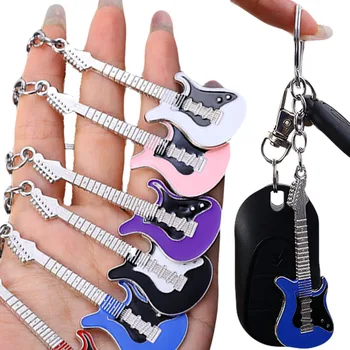 Y2K Популярный креативный гитарный брелок на заказ, простой бутик, красивые Милые гитарные брелоки, подвеска, подарок на день рождения, брелок для ключей
