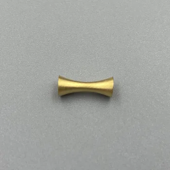 Изготовление ювелирных изделий DIY Аксессуары Выводы Золото 18 карат Au750 с высоким блеском Распорные трубки для ожерелья браслетов