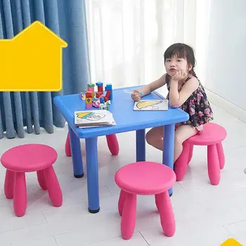 Сборка детского стульчика круглой формы для школы, детского сада, детского табурета