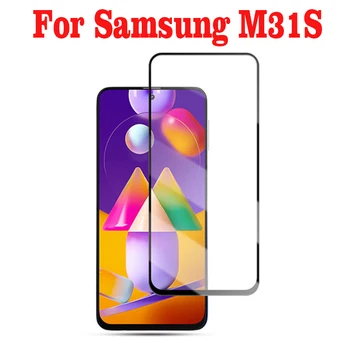 3ШТ Полный Клей 3D Закаленное Стекло Для Samsung Galaxy M31S Защитные пленки для Samsung Galaxy M31S Защитная пленка