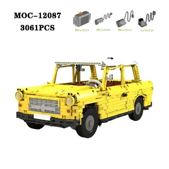Классический строительный блок MOC-12087 Винтажный классический автомобиль Высокой сложности для соединения деталей 3061 шт. Игрушка в подарок для взрослых и детей