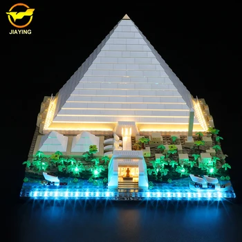 Комплект светодиодов для конструкторов Lego 21058 The Great Pyramid, аксессуары для строительных блоков, набор игрушечных ламп (только освещение, модель без блоков)