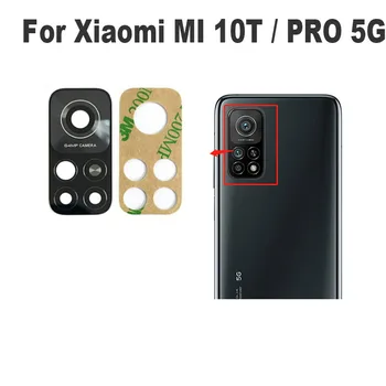 Оригинальная новинка для Xiaomi MI10T Mi 10T Pro 5G Стеклянная крышка заднего объектива задней камеры с клейкой наклейкой