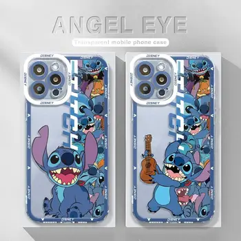 Прозрачный Чехол Для Телефона Angel Eye Для Xiaomi Poco M3 X3 X4 NFC Pro GT Pro Для Mi 11 Lite 11T Pro Capa Disney Funny Stitch