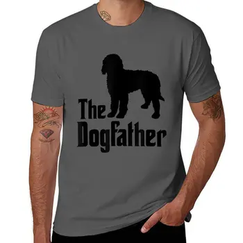 Новый The Dogfather - забавный подарок для собаки, забавная футболка Goldendoodle, футболки на заказ, создайте свои собственные мужские футболки с графическим рисунком