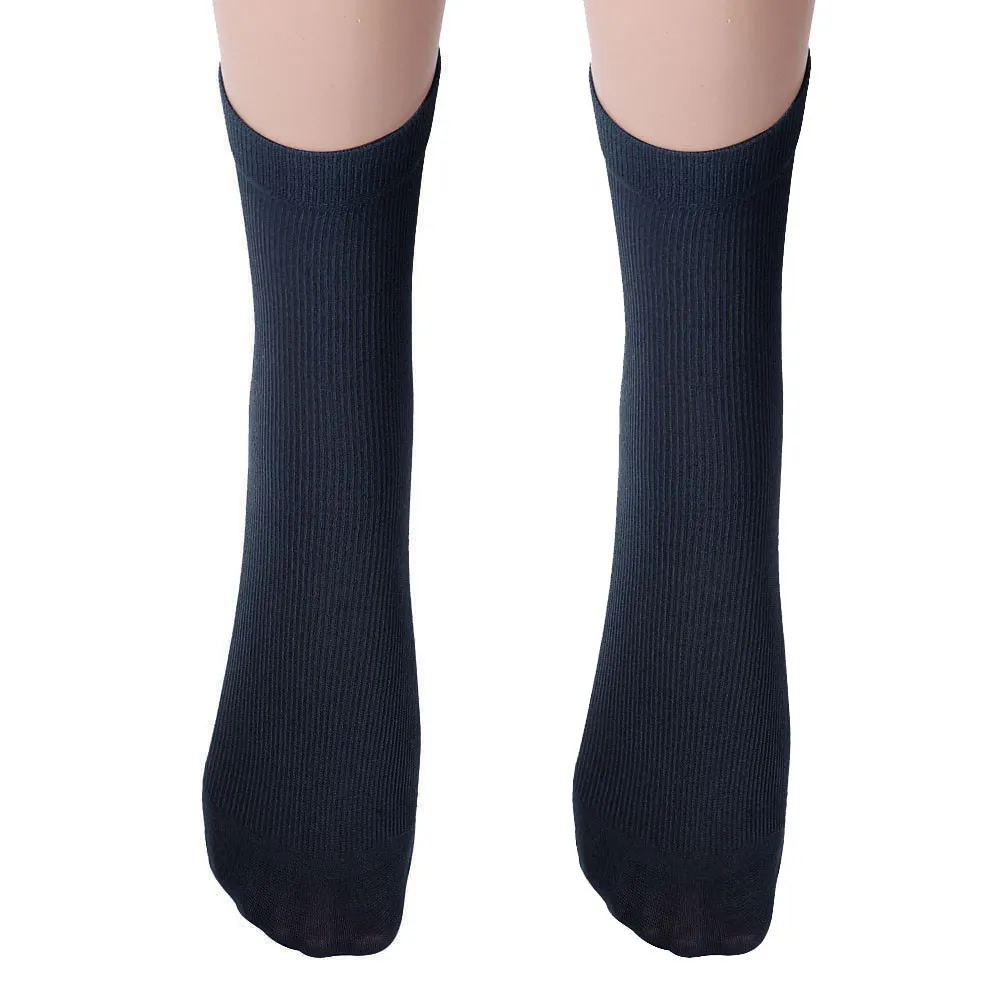 Мужские хлопчатобумажные носки, теплые зимние темно-синие Женские носки и чулочно-носочные изделия, вкладка для носков для бега