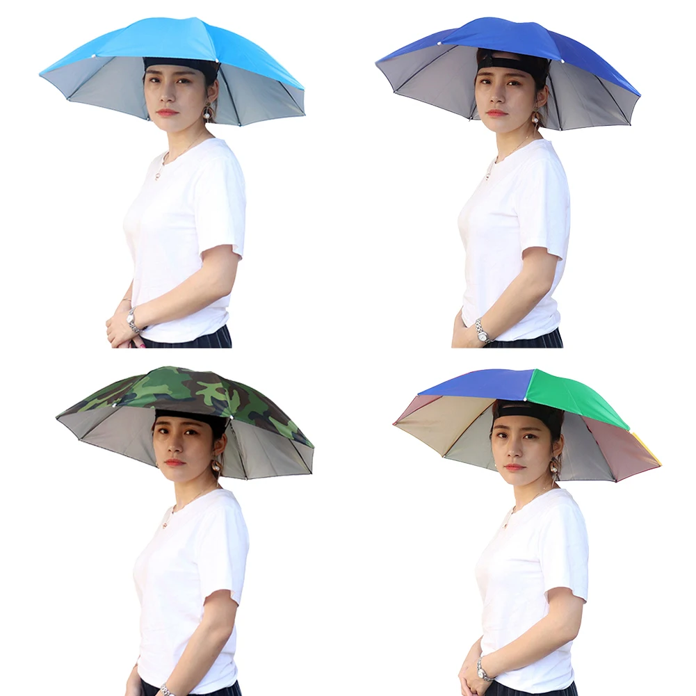 Солнцезащитная шляпа-зонт, складные рыболовные шляпы для мужчин, Кепка для зонта с защитой от дождя, кепка для кемпинга, рыболовный головной убор, кепка