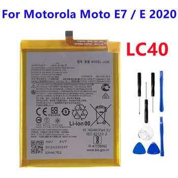 Аккумулятор LC40 для Motorola Moto E7/ E 2020 оригинальной емкости, запасные части для телефонов Bateria
