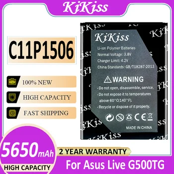 Оригинальный Мощный Аккумулятор KiKiss C11P1506 5650 мАч Для Asus Live G500TG ZC500TG Z00VD ZenFone Go 5,5 дюймов Bateria