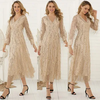 Женское платье с V-образным вырезом и высокой талией, приталенное платье Миди для вечеринок, милые платья-рубашки для женщин