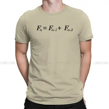 Формула Классической последовательности Фибоначчи, Золотое сечение, мужская футболка, хлопковая модная футболка с круглым вырезом в стиле Харадзюку с коротким рукавом