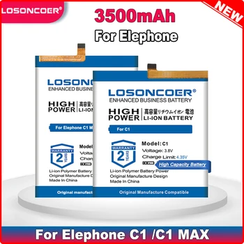 Аккумулятор LOSONCOER 3500 мАч для мобильного телефона Elephone C1, C1 Max