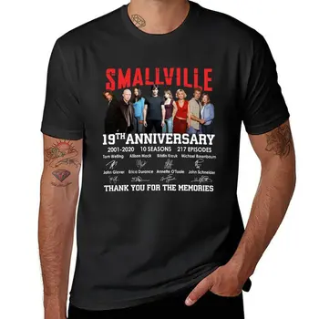 Новая 19-я годовщина Смолвиля, 2001 2020, 10 сезонов, 217 серий, подписи Спасибо за воспоминания, футболка