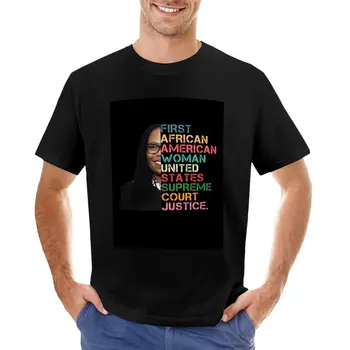 Кетанджи Браун Джексон цитирует Судью Кетанджи Браун Джексон цитирует футболку винтажная футболка тройники Блузка мужские графические футболки хип-хоп