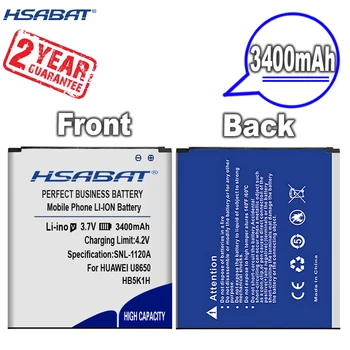 Новое поступление [HSABAT] 3400 мАч HB5K1H Сменный Аккумулятор для HUAWEI C8650 U8650 M865 U8652 U8651 Prism
