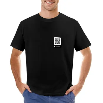 Футболка с QR-кодом Rick Roll Link, быстросохнущая футболка для мальчиков, футболка с животным принтом, футболка с коротким рукавом для мужчин