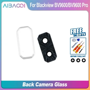 AiBaoQi Совершенно новый Стеклянный объектив камеры заднего вида для Blackview BV9600 Pro, Рамка для украшения камеры заднего вида, Сменные Аксессуары и Запчасти