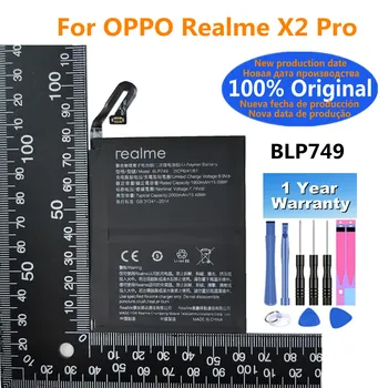 Новый оригинальный аккумулятор телефона BLP749 для OPPO Realme X2 Pro X2Pro RMX1931 4000 мАч, высококачественные аккумуляторы Bateria + номер для отслеживания
