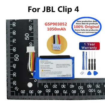 Новый 100% Оригинальный Аккумулятор Для Динамика JBL Clip 4 Clip4 GSP903052 1050mAh Special Edition Bluetooth Audio Battery Bateria