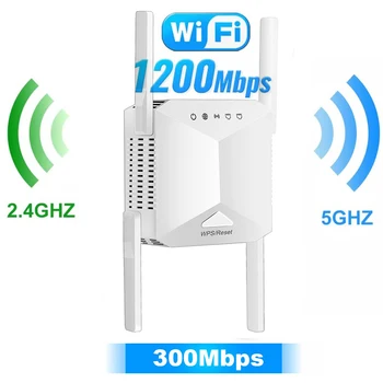 Ретранслятор Wi-Fi 5G, Беспроводной усилитель Wi-Fi, усилитель сигнала Wi-Fi для дома, маршрутизатор Wi-Fi 2,4 G, расширитель дальнего действия, Интернет-усилитель
