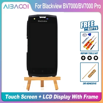 AiBaoQi Для замены нового сенсорного экрана + ЖК-дисплея + рамки в сборе для ЖК-дисплея Blackview BV7000