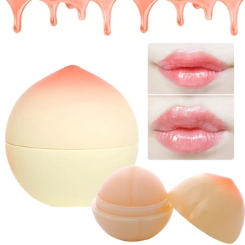 Сладкий Милый бальзам для губ в форме персика, Питательный Бальзам для губ, стойкий увлажняющий крем, бальзам для губ, блеск для губ Focallure для макияжа