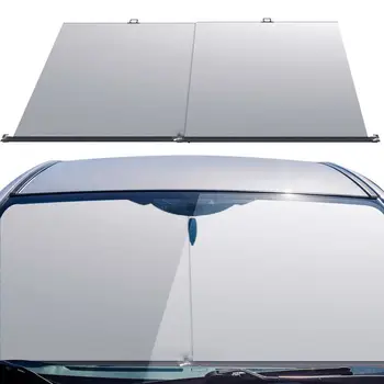 Выдвижной солнцезащитный козырек на лобовое стекло автомобиля, солнцезащитный козырек Практически для всех автомобилей, Автомобильная солнцезащитная шторка с