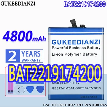 Аккумулятор GUKEEDIANZI Большой Емкости BAT2219174200 4800mAh Для Аккумуляторов Мобильных Телефонов DOOGEE X97/X98 Pro X97Pro X98Pro