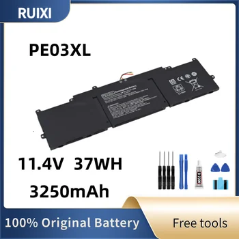 Оригинальный Аккумулятор для ноутбука RUIXI PE03XL 11,4 V/37Wh для ноутбука 210 G1 11 G3 G4 HSTNN-LB6M PE03XL 767068-005 766801-421 TPN-Q151