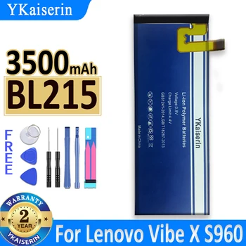 3500 мАч YKaiserin BL215 Аккумулятор Для Lenovo VIBE X S960 S968T Сменный Аккумулятор Batterij + Быстрая Доставка