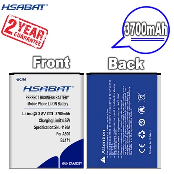 Новое поступление [HSABAT ] 3700 мАч BL171 Сменный Аккумулятор для Lenovo A319 A60 A500 A65 A390 A368 A390T A356 A370E A376