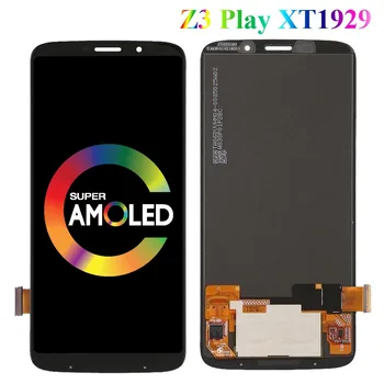 Z3 Play Amoled ЖК-Дисплей Для Motorola Moto Z3 Play XT1929 ЖК-Дисплей С Сенсорным Экраном, ЖК-Дигитайзер В Сборе, Запчасти для Ремонта Pantalla