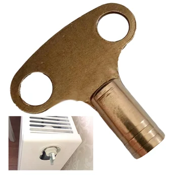 Ключ вентиляции Ключ выпускного клапана Прочная Универсальная Медь Прочное Небьющееся серебро Очистите клапан радиатора
