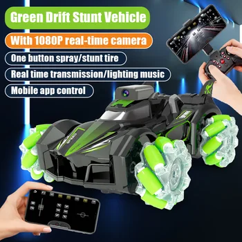 Радиоуправляемый автомобиль 2.4 G WIFI FPV HD Камера Drift Car Детские игрушки приложение Дистанционное управление 360 ° Высокоскоростные дистанционные видео Гоночные игрушки для детей