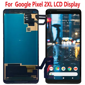 100% Оригинальный Новый для Google Pixel 2 XL ЖК-дисплей Сенсорный экран для Google Pixel2 2XL Дигитайзер в сборе Запасные части