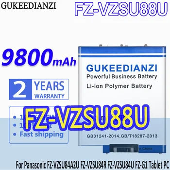 Аккумулятор GUKEEDIANZI Высокой Емкости FZ-VZSU88U 9800 мАч Для Аккумуляторов ноутбуков Panasonic FZ-VZSU84A2U FZ-VZSU84R FZ-VZSU84U FZ-G1