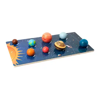 Сенсорные игрушки для малышей Солнечная Системная Доска для обучения ребенка