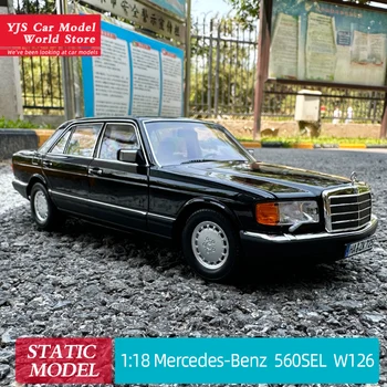 NOREV 1:18 для Mercedes-Benz 560SEL W126 второго поколения, коллекция автомобилей 1989 года выпуска