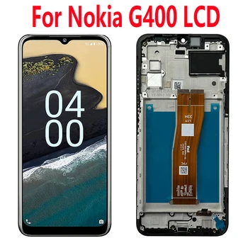 6,58 “Оригинал для Nokia G400 ЖК-дисплей с сенсорным экраном, Дигитайзер в сборе, Запасные части для Nokia G400 ЖК-дисплей с рамкой