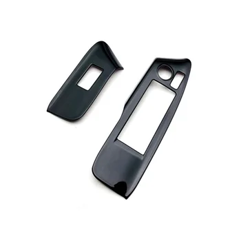 Автомобильное глянцевое Черное Оконное стекло, кнопка подъема, накладка на переключатель, наклейка на панель дверного подлокотника для Toyota Sienta 2023+