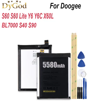  ​Аккумулятор для Doogee S60 S60 Lite Y6 Y6C X60 Замена Мобильного Телефона Batteria Batterie Для Doogee BL7000 X60L S90 Высокого Качества