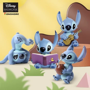 6-9,5 см Disney Stitch Confirmed Blind Box Cute Kawaii Difference Position ПВХ Статуя Аниме Фигурки Детские игрушки Рождественские Подарки