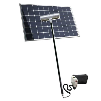 Робот для чистки солнечных панелей горячей Продажи 3,6 М Портативная Щетка для чистки солнечных панелей 5,4 М с аккумулятором и сертификатом CE
