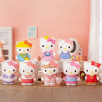 Sanrio Blind Boxes, Hello Kitty, Mystery Box, Кавайные игрушки для девочек, подарки на день рождения, милые фигурки, кукла, фигурка из японского аниме