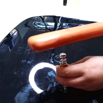 Деревянная лопатка для ремонта вмятин в автомобиле Инструменты для автоматического удаления вмятин Безболезненное удаление вмятин
